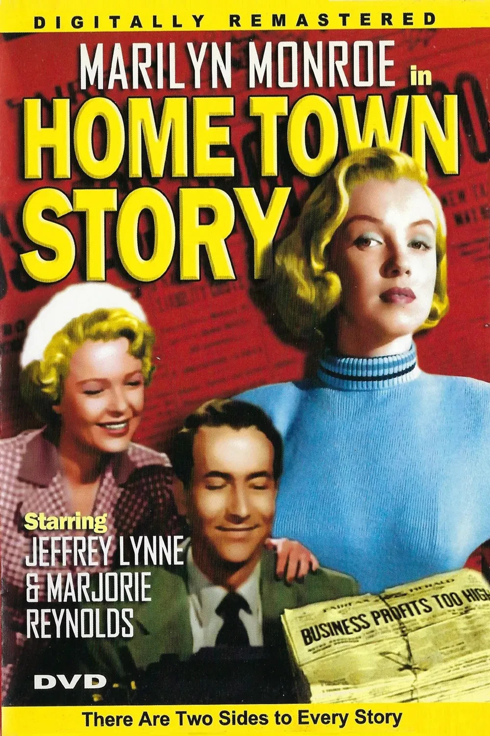 HOME TOWN STORY 1951 Marilyn Monroe Melodrama Classic Film Reproduction Postcard