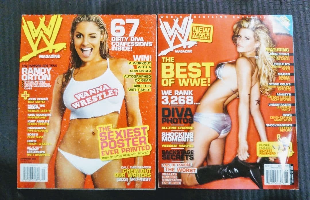 WWE Magazine Set of 2