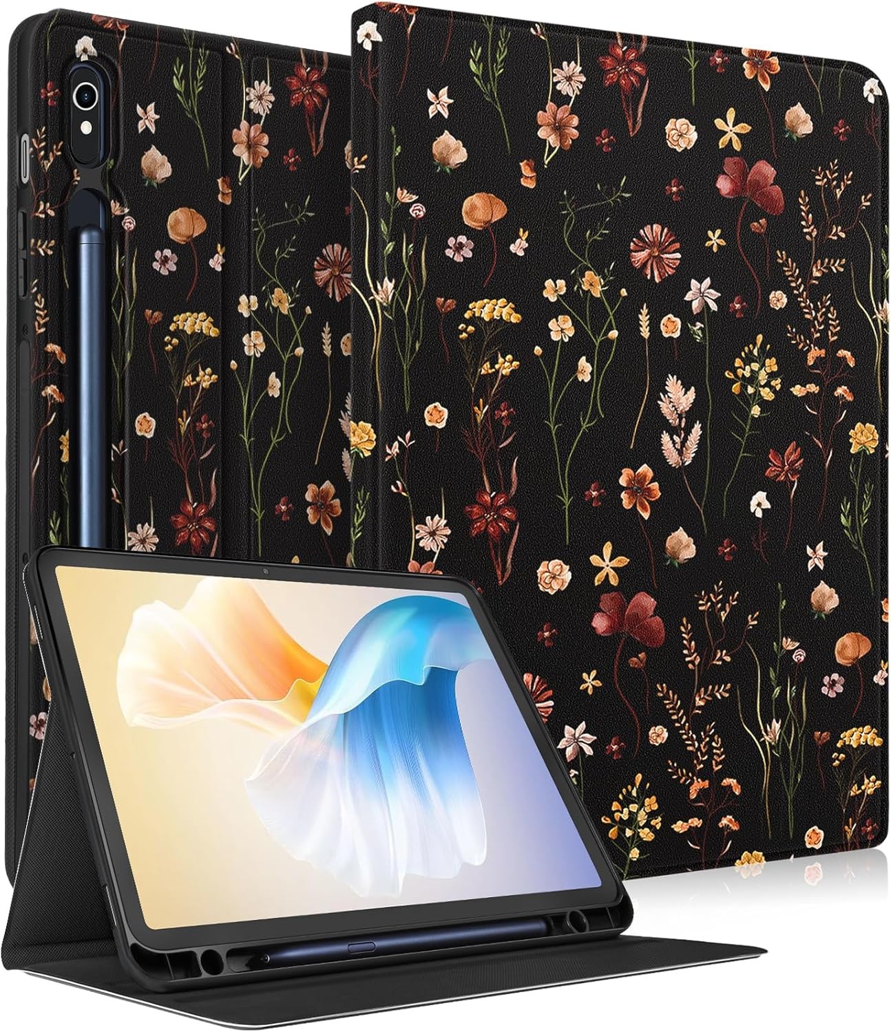 Case for Samsung Galaxy Tab S9 10.9'' Smart Folio Cover w/ Pencil