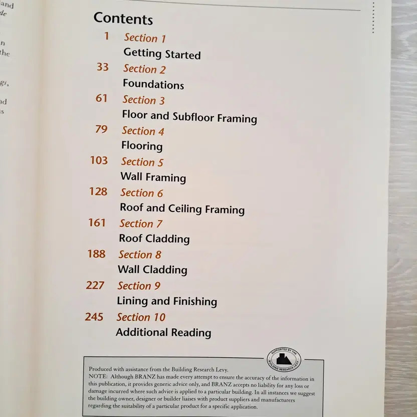 New Zealand BRANZ Building Construction Foreign Book