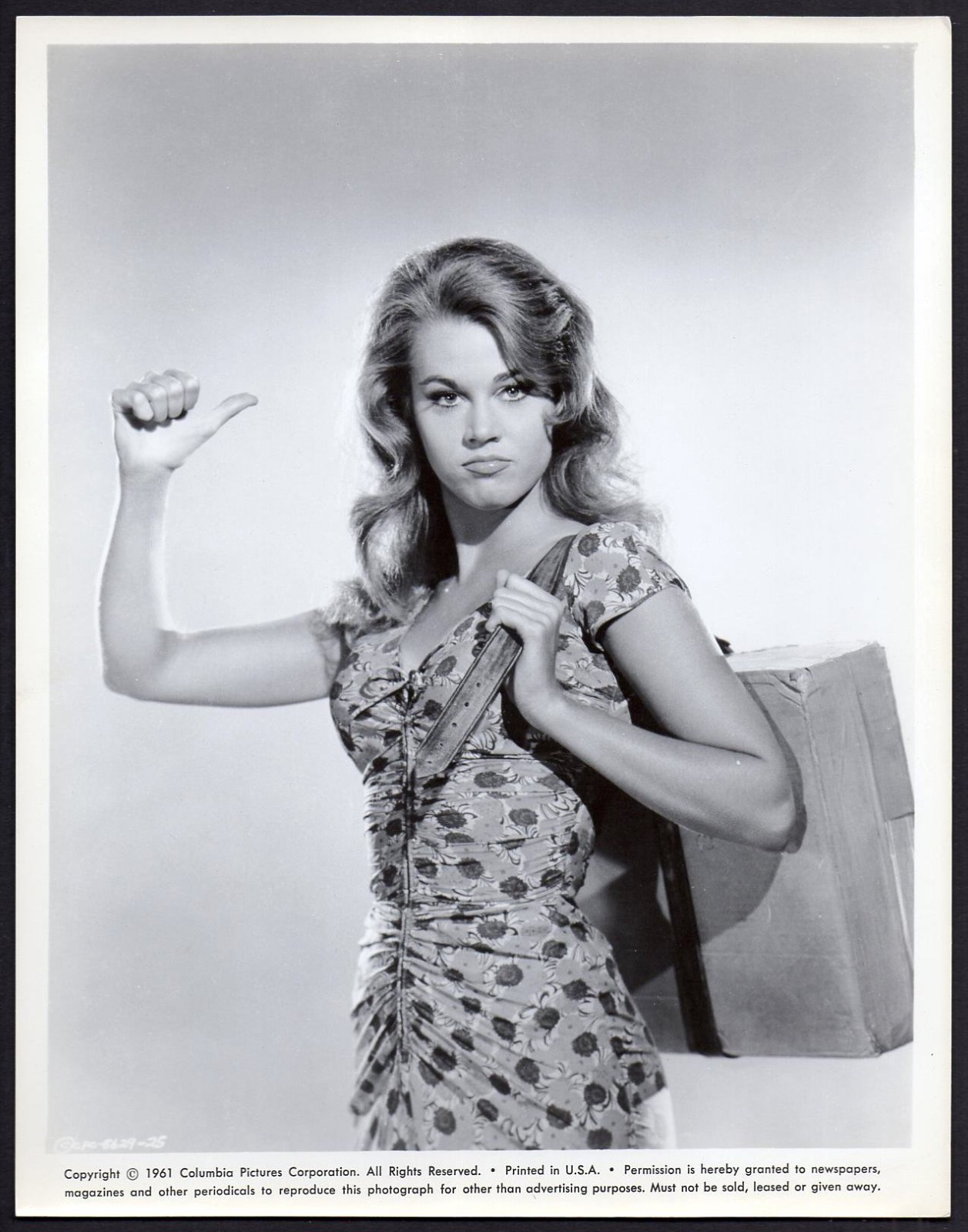 Jane Fonda WALK ON THE WILD SIDE sexy busty actress hitchhiker ORIG PHOTO 8x10