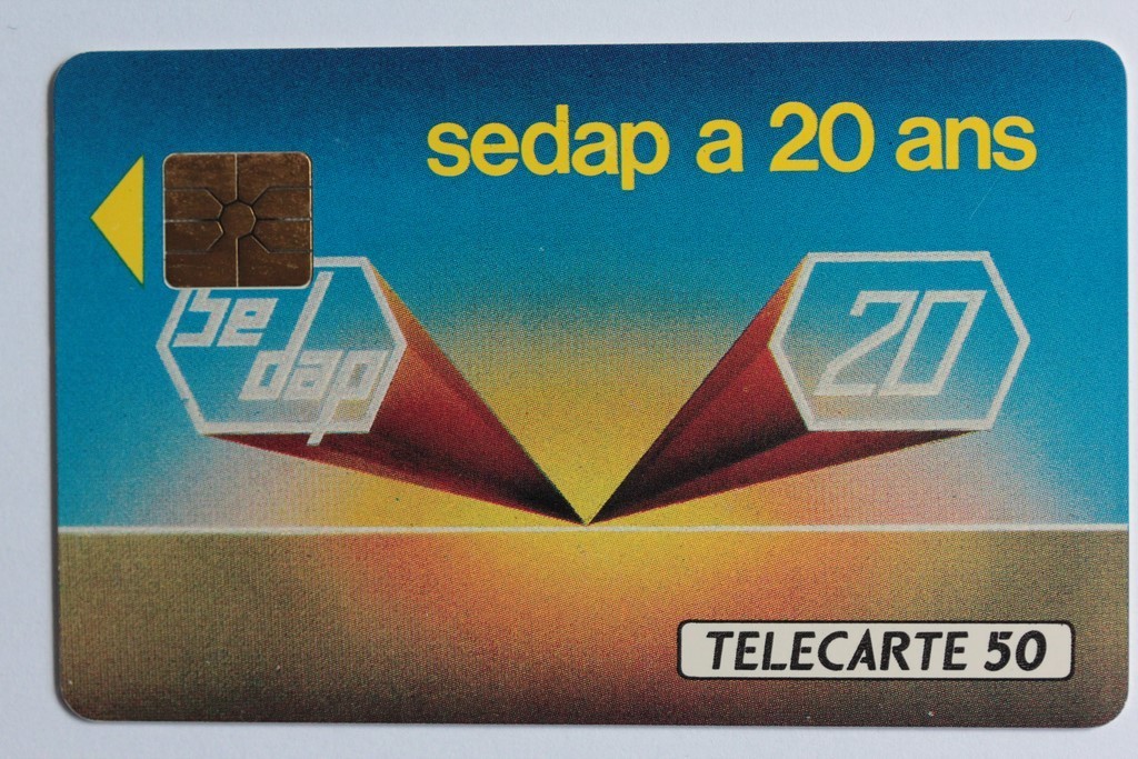France Privée smart phone card Sedap IT Consulting 1990 (54578)