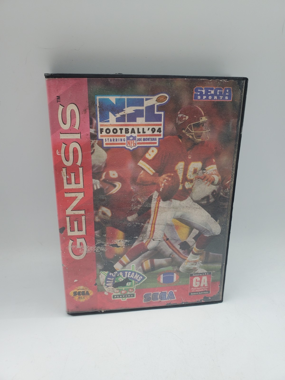 SEGA NFL FOOTBALL 94 Authentic Case Box Only 