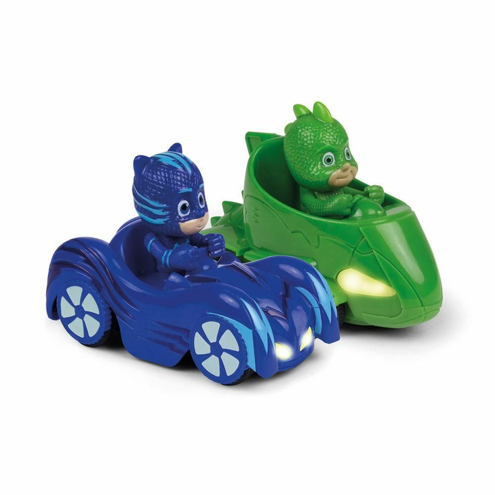 2 PJ Masks Superloop (Gekko + Catboy) Analogue 1/43 Slot Cars