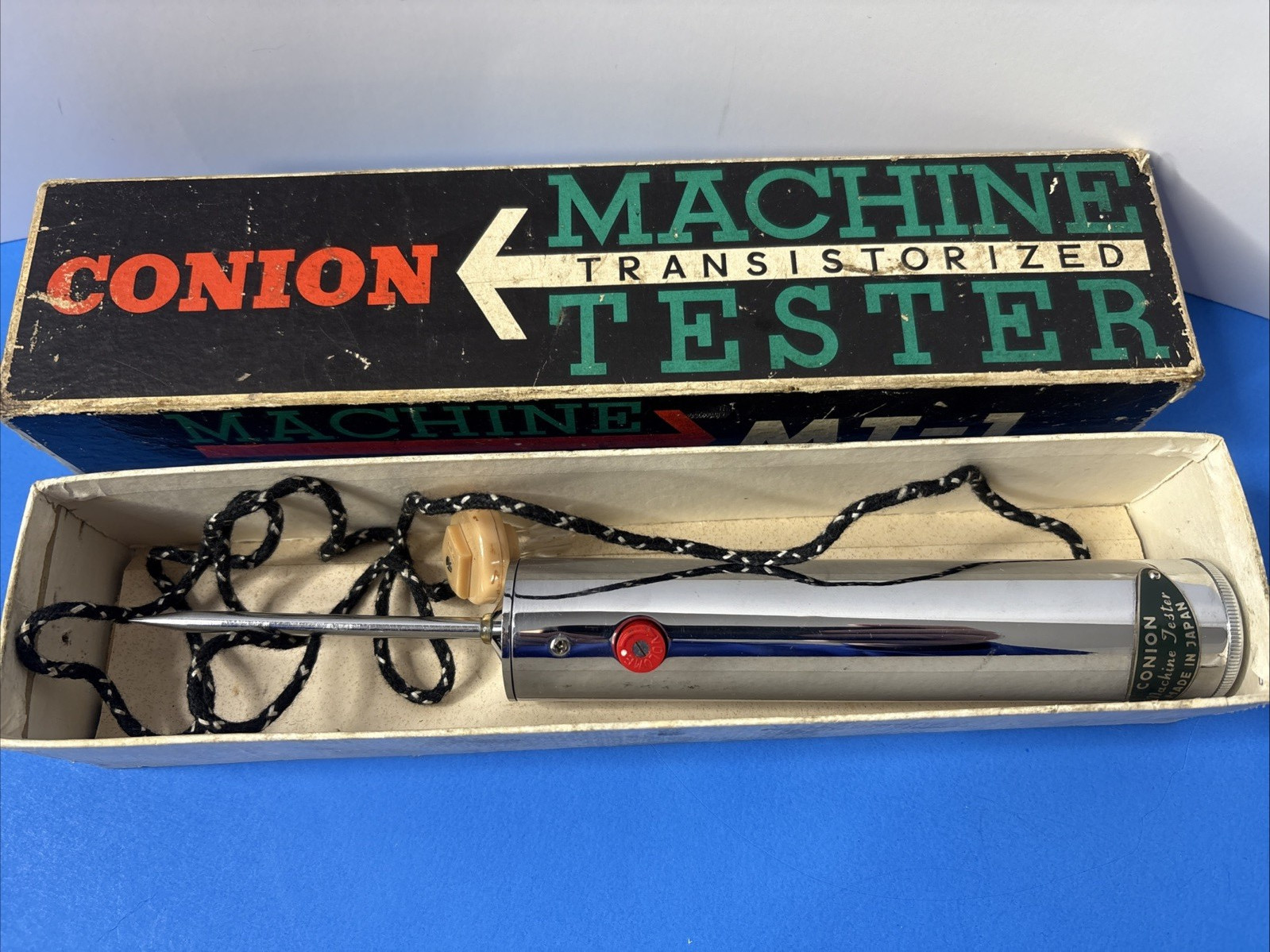 VTG CONION Transistorized Machine Tester Coney Onkyo Diagnostic Tool MT-1 Japan