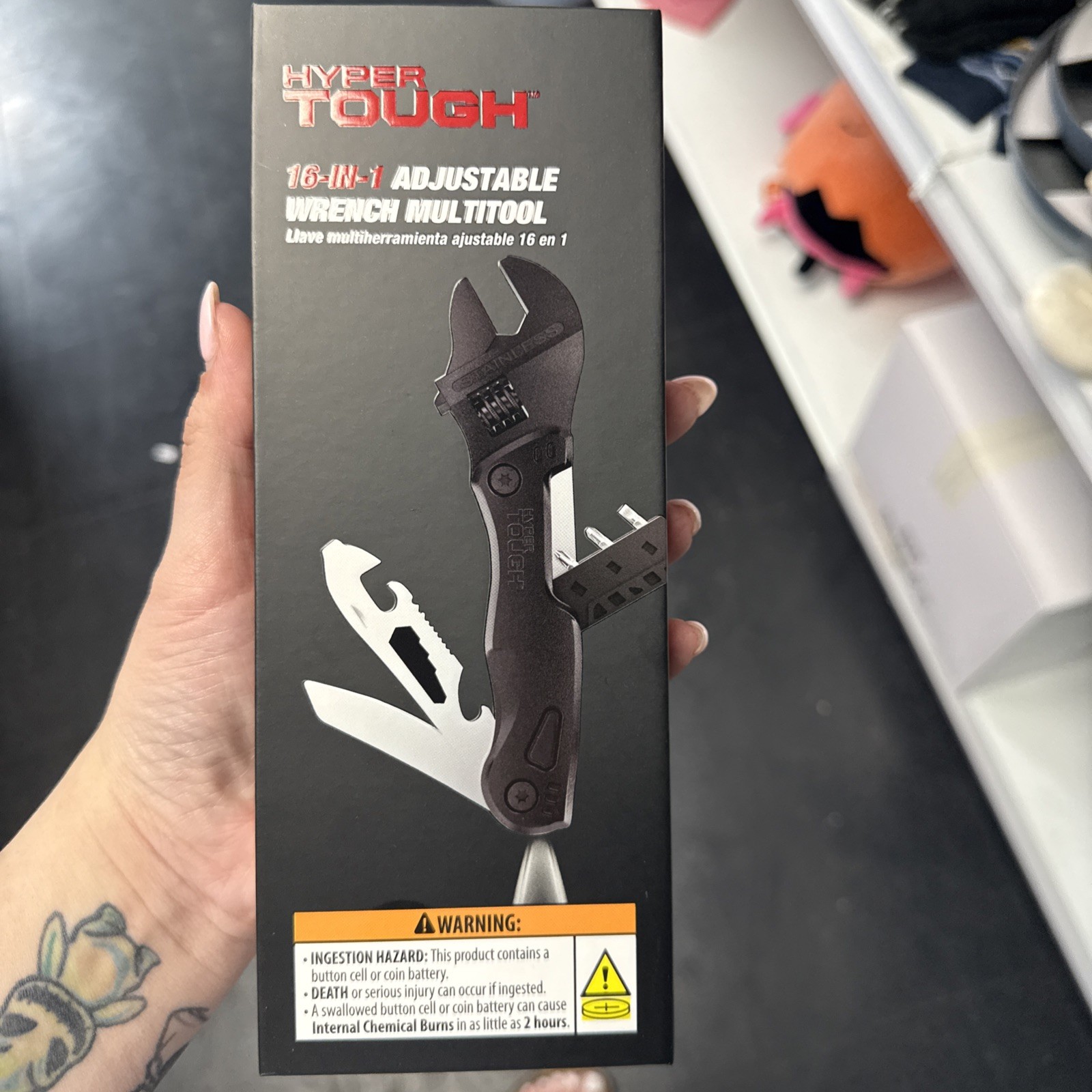 Hyper Tough 16-in-1 Adjustable Wrench Multitool