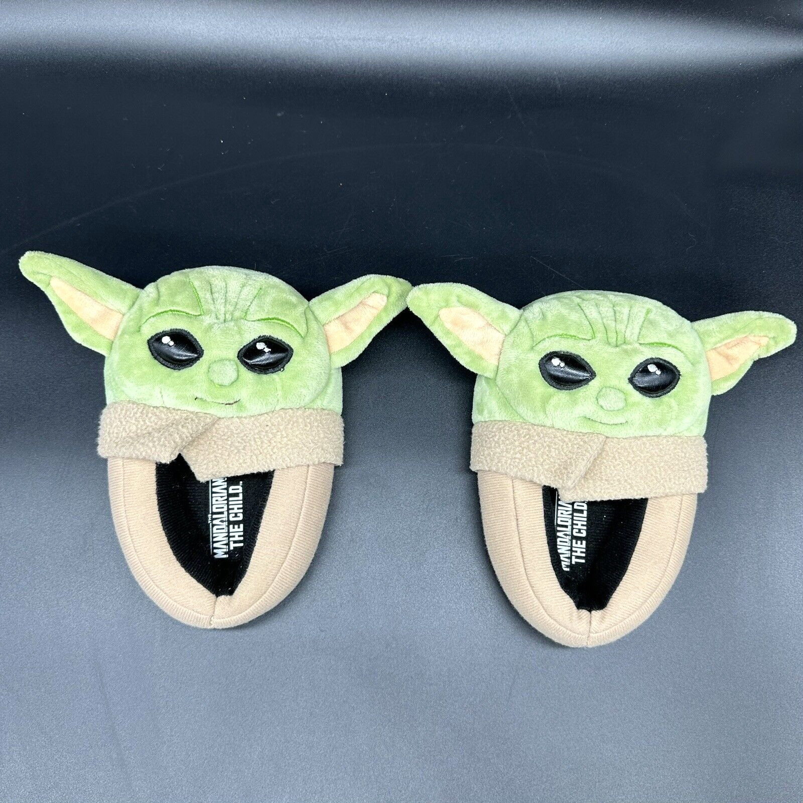Star Wars Slippers Children’s 7-8 Baby Yoda Grogu Plush