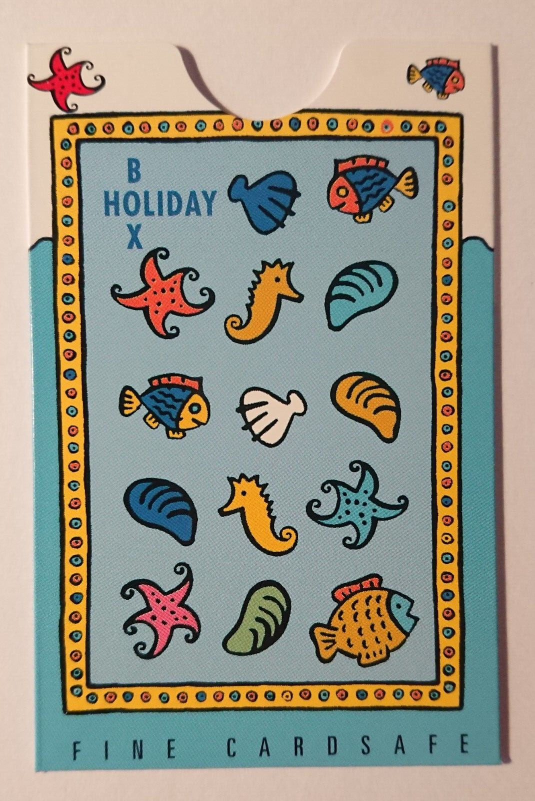Card Holder Cardbox Phone Card Bank Card EC Holiday Box Fine Cardsafe Seahorse