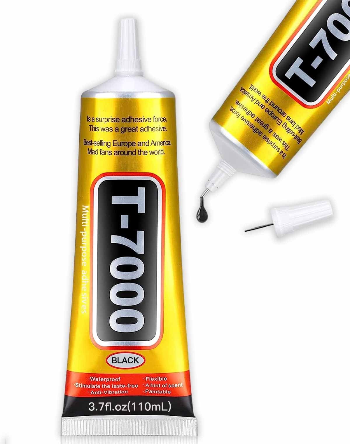 Upgrade T-7000 Black Adhesive Glue - 110ml | High-Performance Waterproof Adhe...