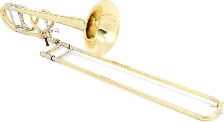 Bach Artisan A42X Professional Trombone - F Attachment - X Wrap - Clear Lacquer