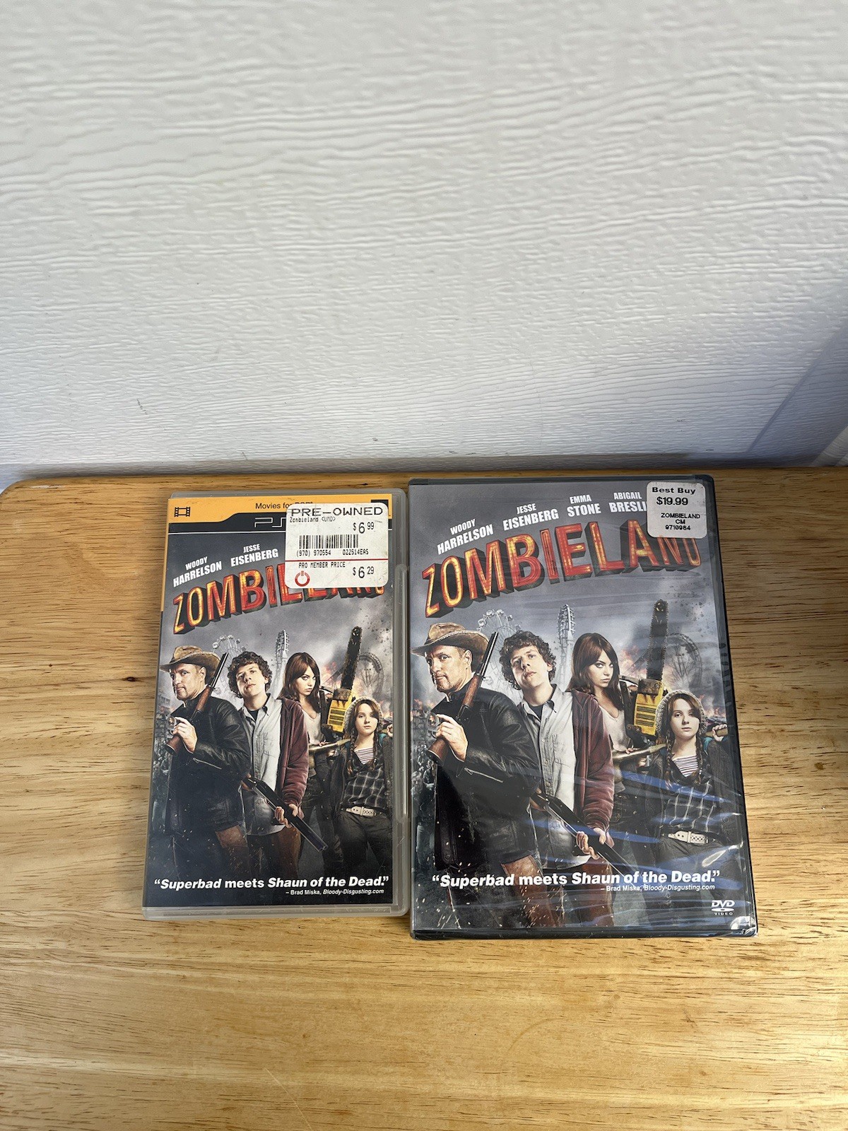 Zombieland UMD Movie Sony PSP 2009 Horror Comedy W/ Zombieland DVD Movie