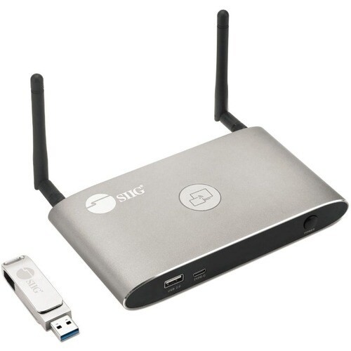 SIIG-New-CE-H25Y11-S1 _ DUAL VIEW WIRELESS PRESENTATION  SHARING LAPTO