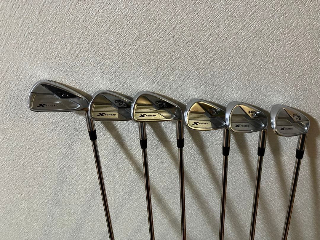 Callaway X forged 2018 Irons #5-9,Pw(6Clubs)/Dynamic Gold S200/Flex:Stiff