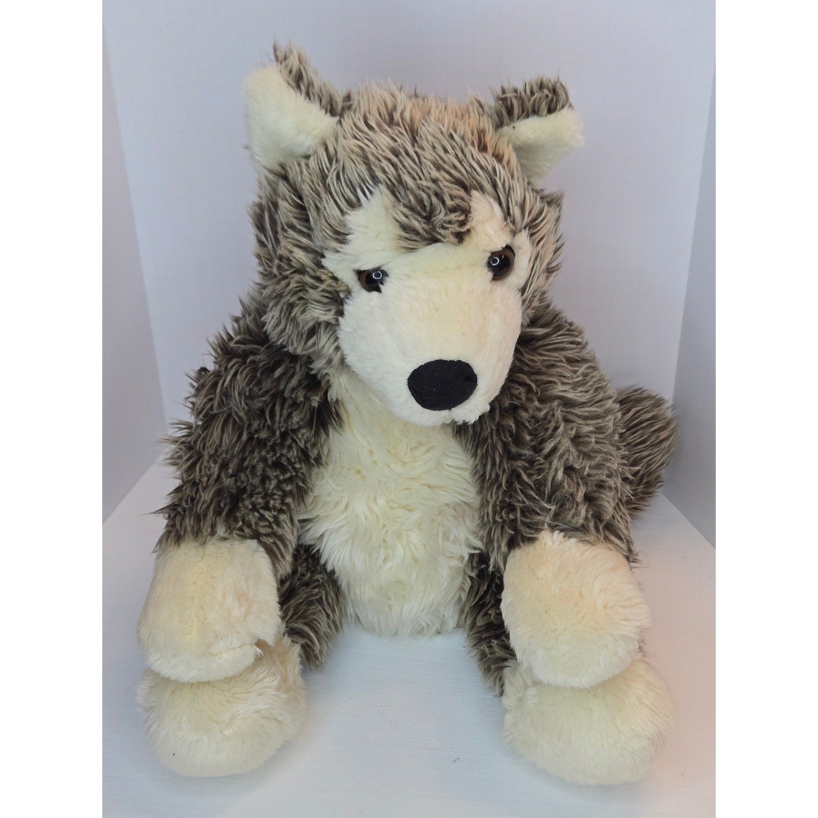 Build-A-Bear Workshop World Wildlife Fund (WWF) Timber Wolf Stuffed Plush 12"