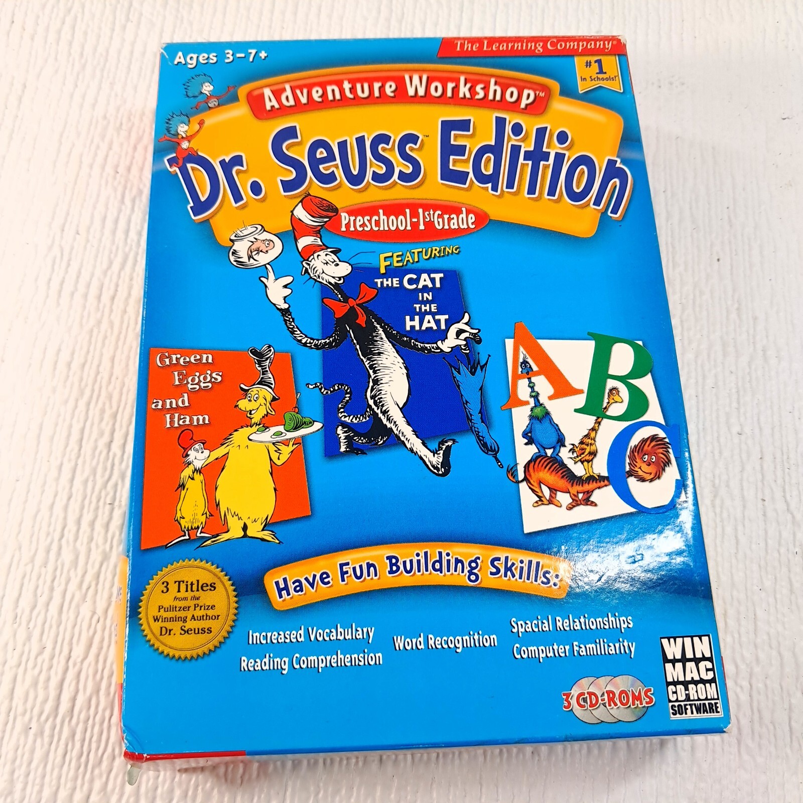 Adventure Workshop Dr. Seuss Edition Preschool-1st Grade computer game Cd-rom