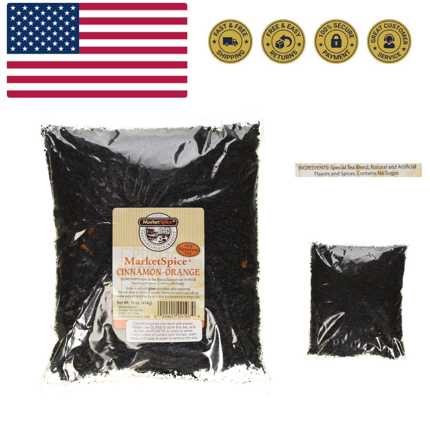 Cinnamon Orange Tea 16 oz454 g