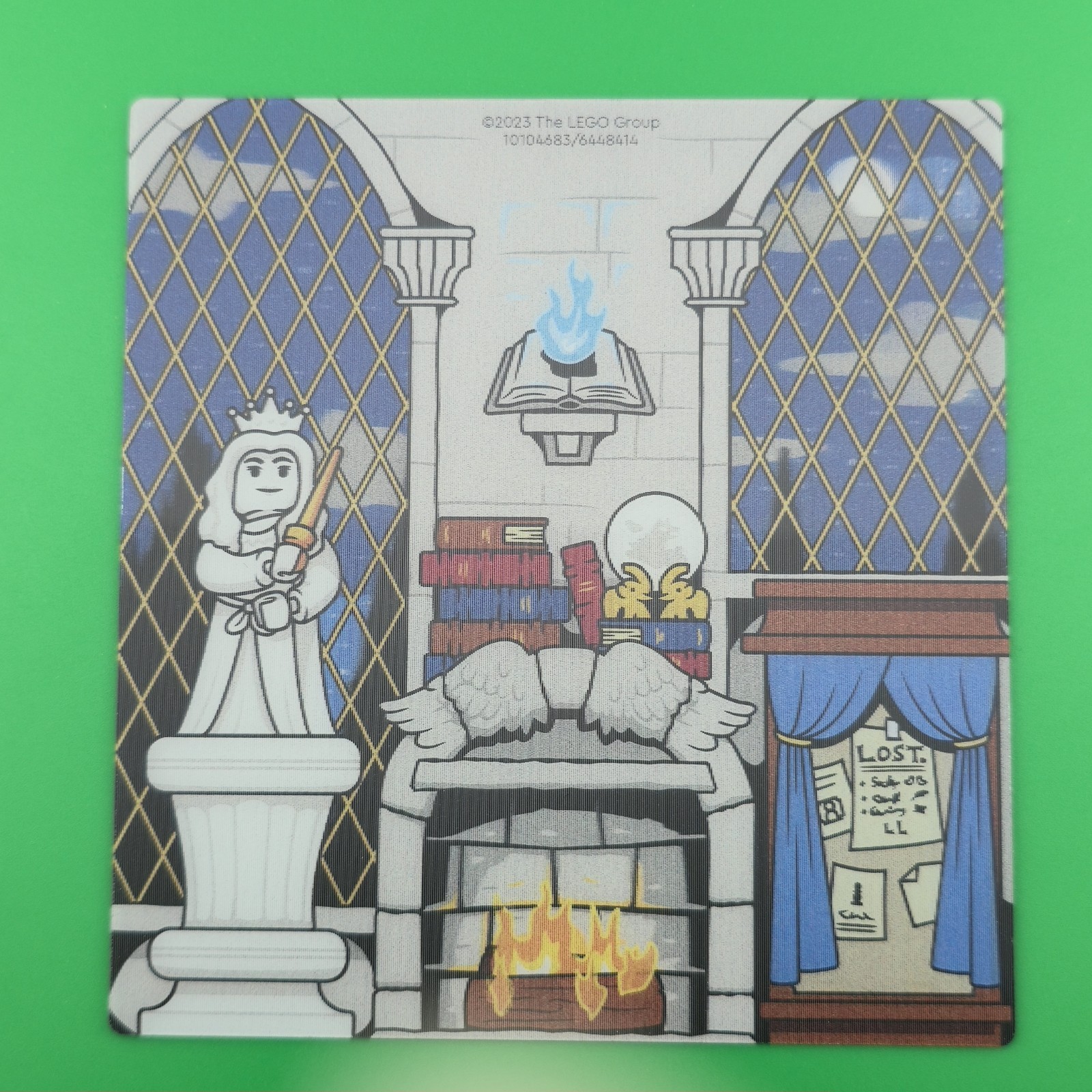 LEGO DECORATED HP Genuine Part Plastic 3D Backdrop Ravenclaw Pattern 10104683