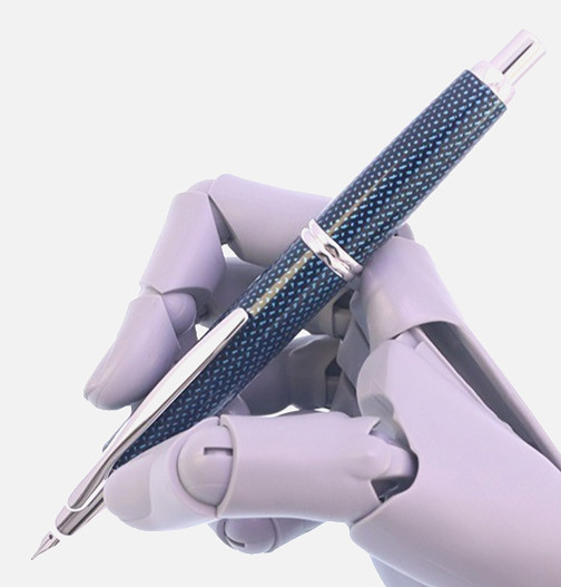 PILOT Fountain Pen Capless Kasuri Blue Nib M 18K Writing Tool