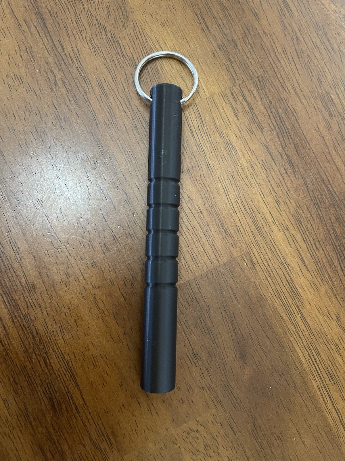 PLA 3D Printed  Black Kubaton Keychain Self Defense Stick