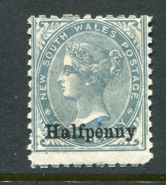 Australia NSW #92 Victoria Surcharge 1/2 P. [Mint Hinged]
