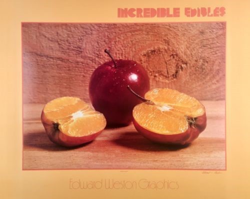 Incredible Edibles Apple Orange Poster Edward Weston Graphics