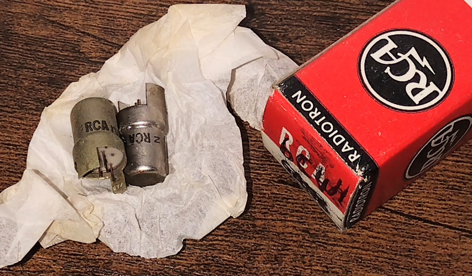 2- Vintage NOS RCA 6CW4 Nuvistor Vacuum Tube