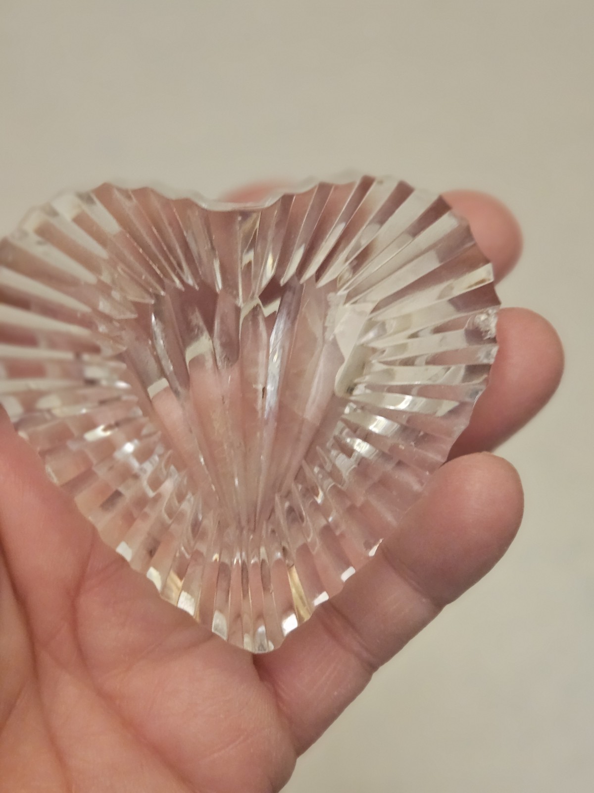 Waterford Crystal Double Heart Paperweight Vintage Waterford Heart Wedding