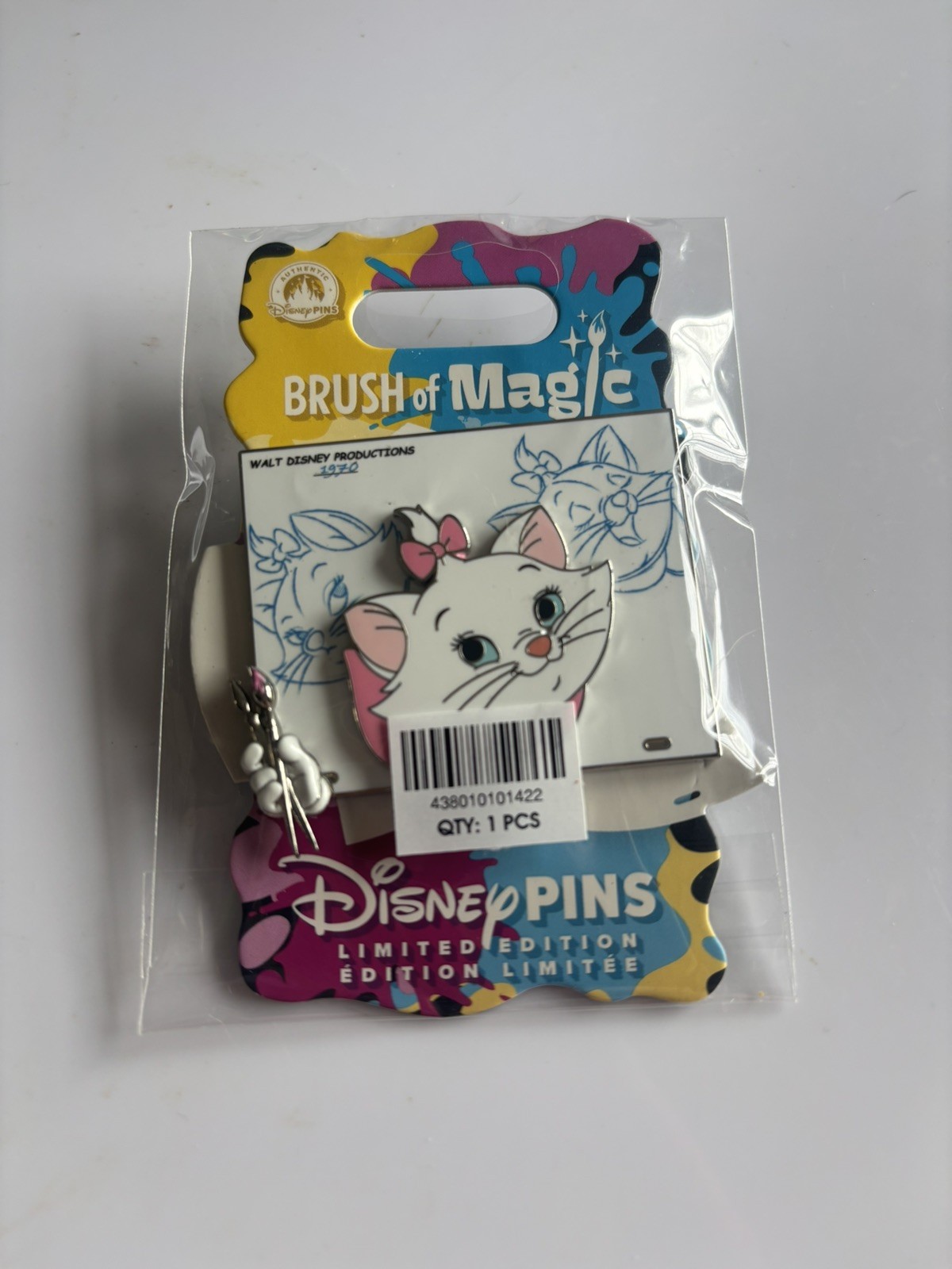 Disney Brush of Magic Marie Pin Aristocats LE 3750