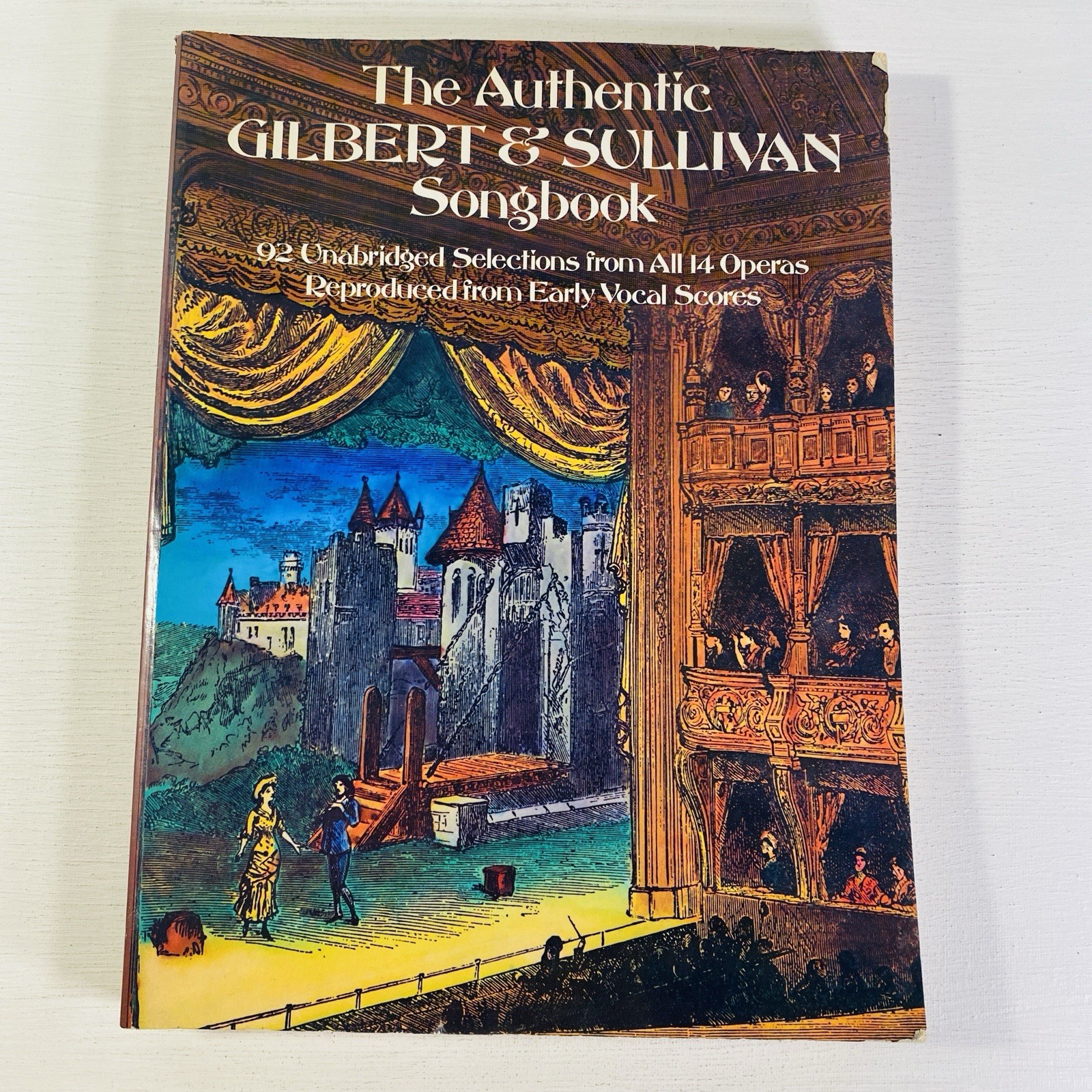 The Authentic Gilbert and Sullivan Songbook Piano Vocal Sheet Music Book