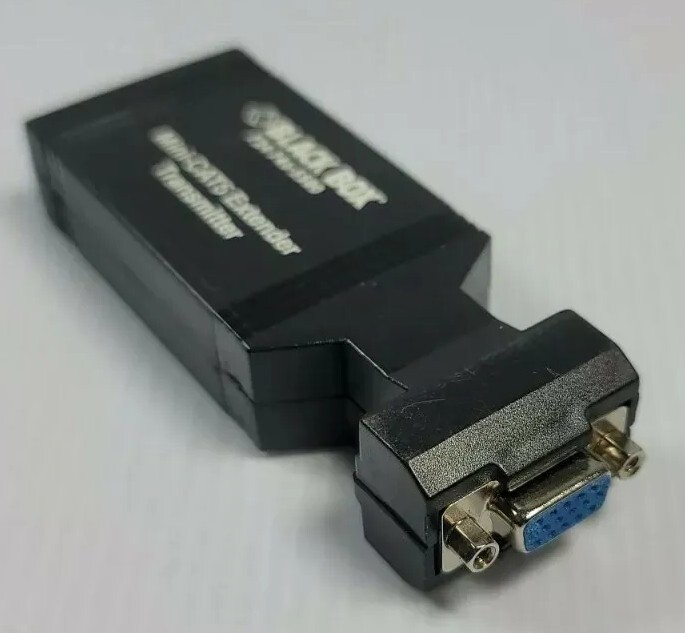 Black Box Corp Mini CAT5 Extender AC504A 1 x 1  up to 500ft Video link 