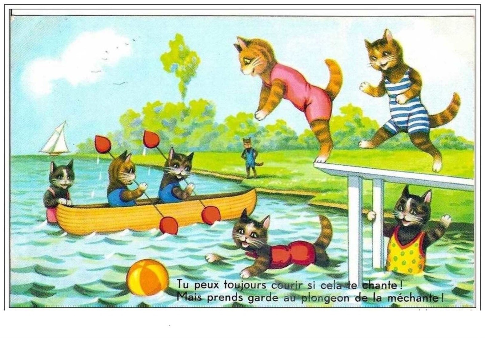 Cats. You Can Always Run If It Sings To You! But Watch Out For The Dive