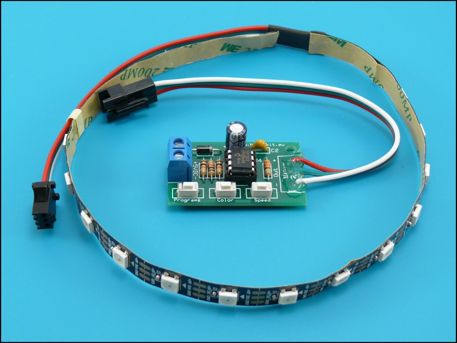 20 RGB LED scanner chaser WS2812B HK9810