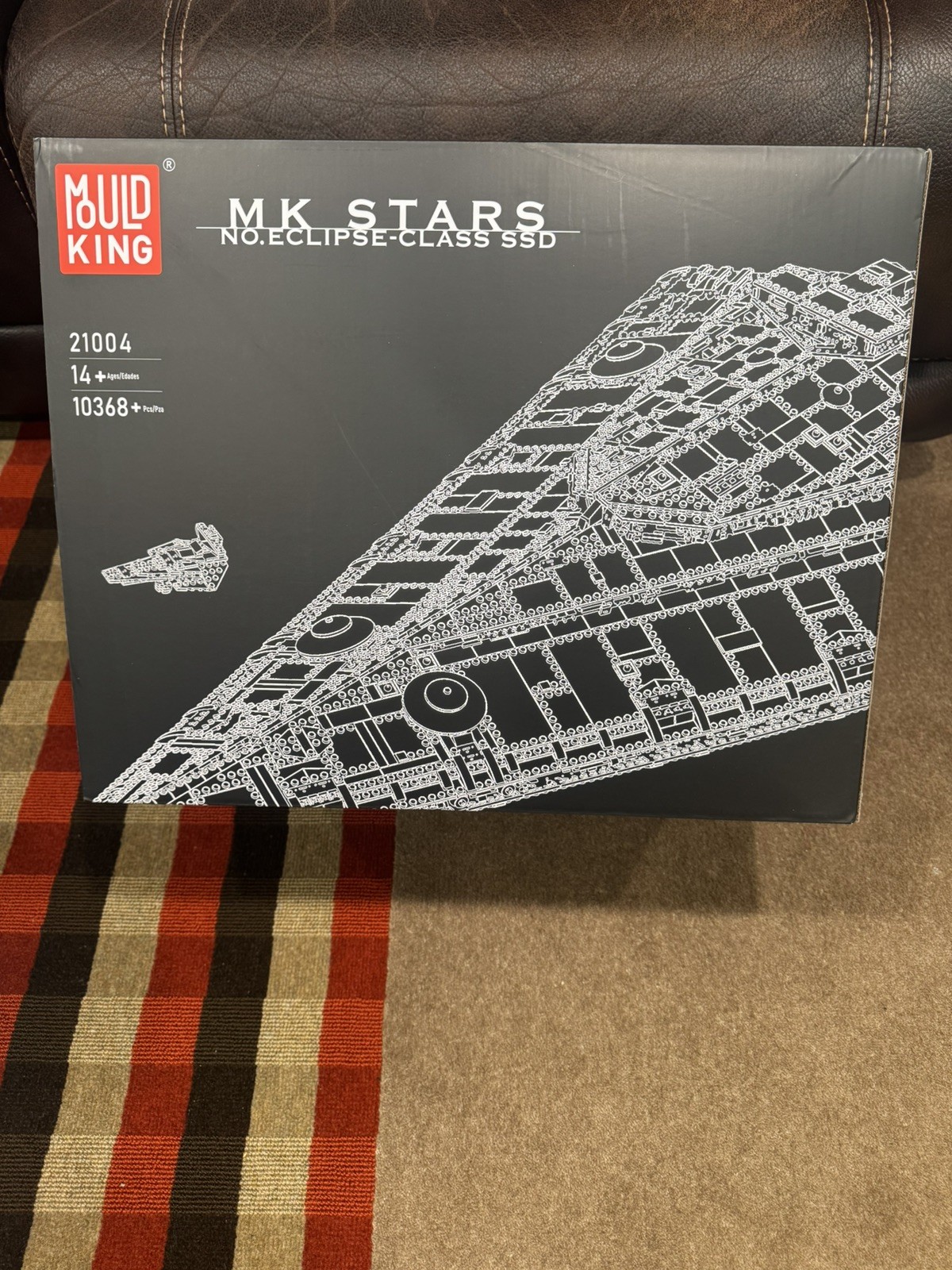 Mould King 21004 (RETIRED) Star Wars Imperial Sith Jedi Space Ship NIB Block Set