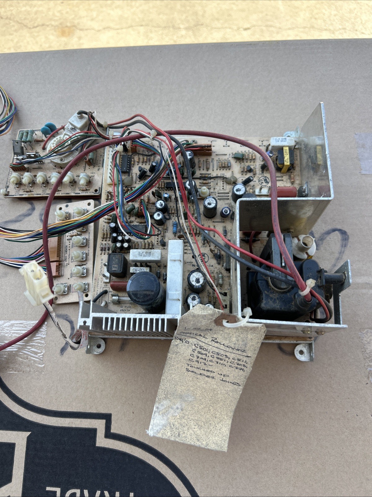 QNIC CGM-2500 MONITOR CHASSIS  ARCADE Video GAME Part OfA