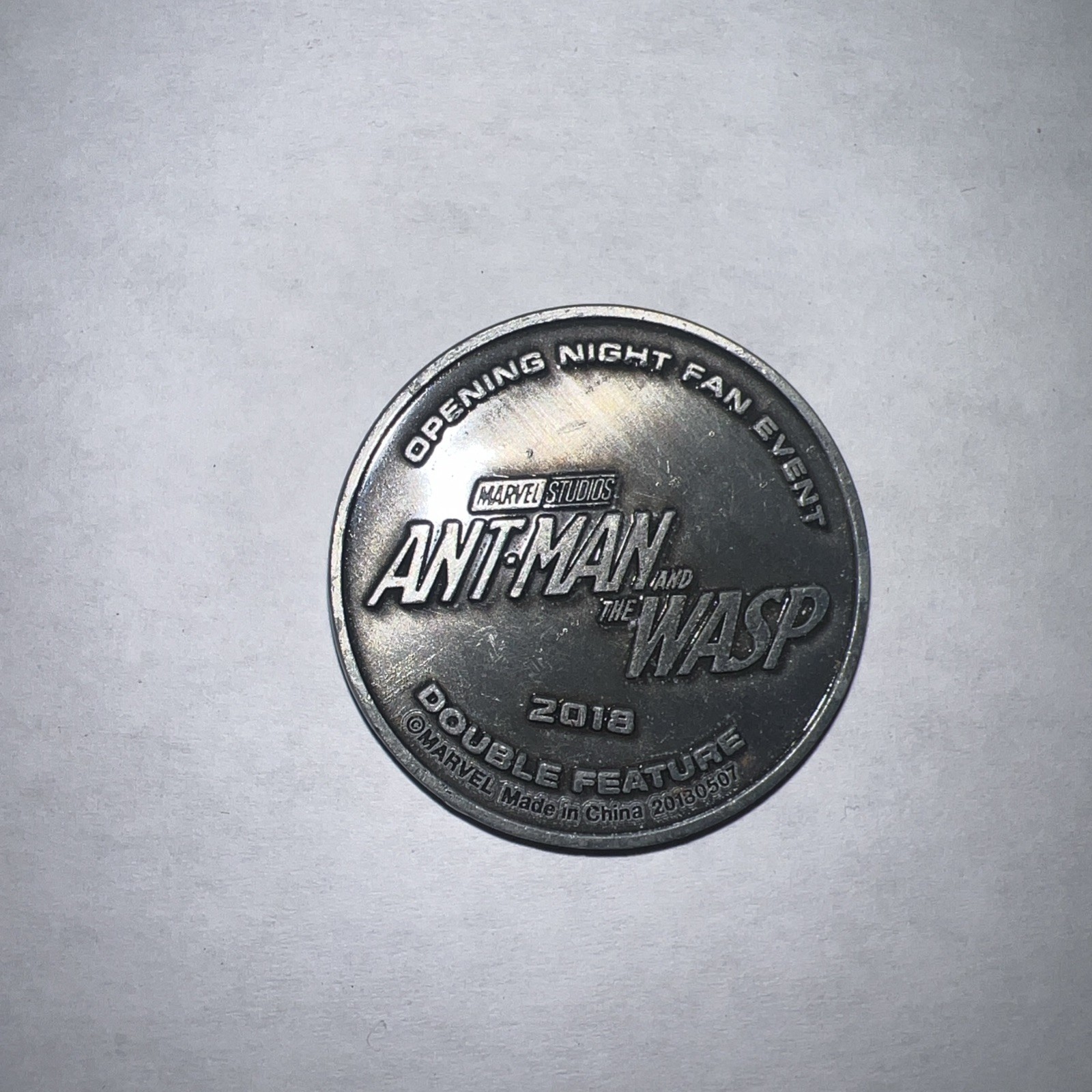 ANTMAN and The WASP Movie Promo Coin opening night fan event 2018 Token Collect