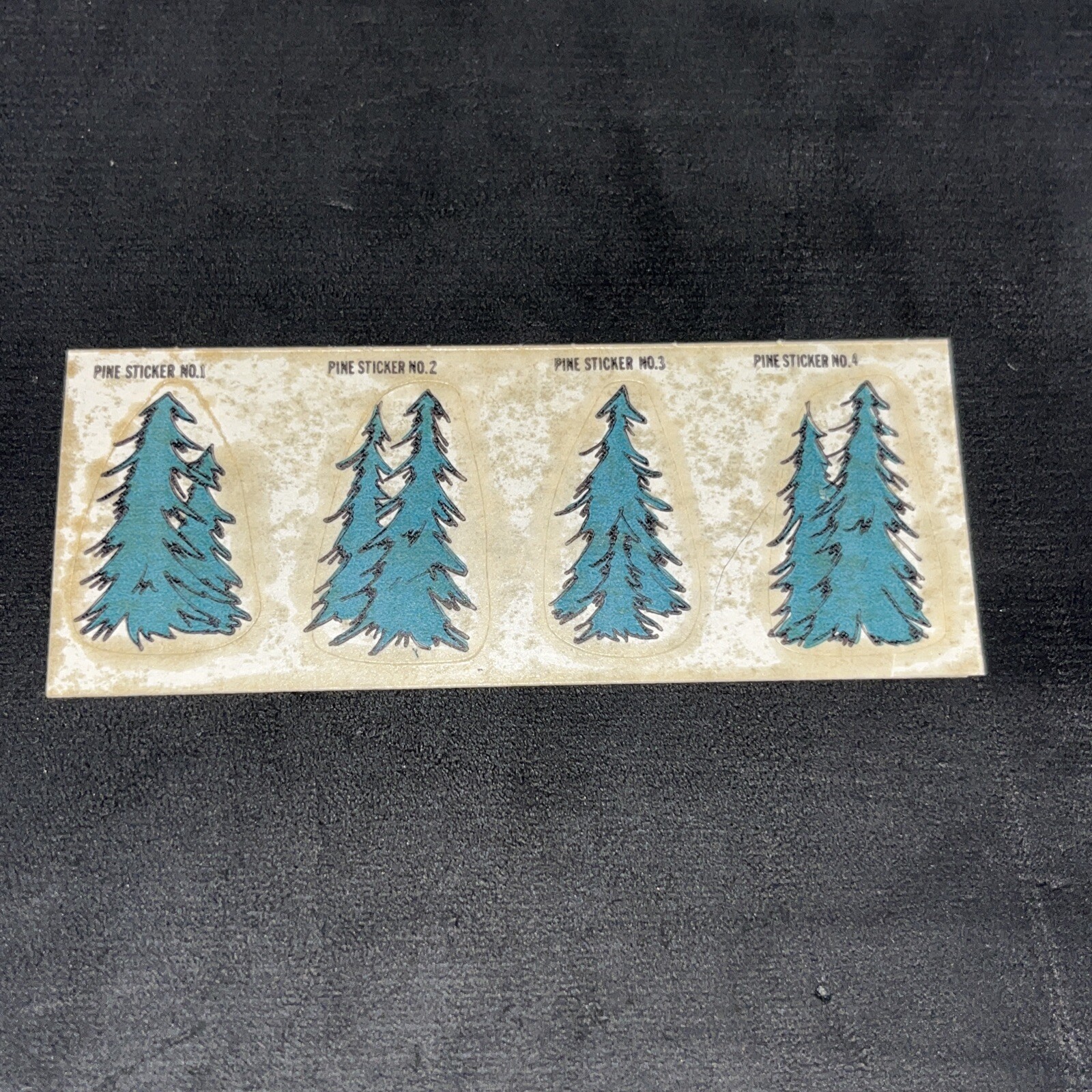 Vintage PINE Scratch & Sniff Stickers - Super Rare & HTF