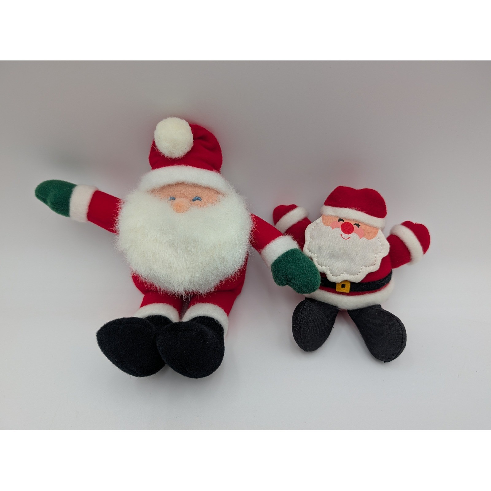 Hallmark Santa Claus Cloth Doll Plush 1983 1986 Lot Stuffed Toy
