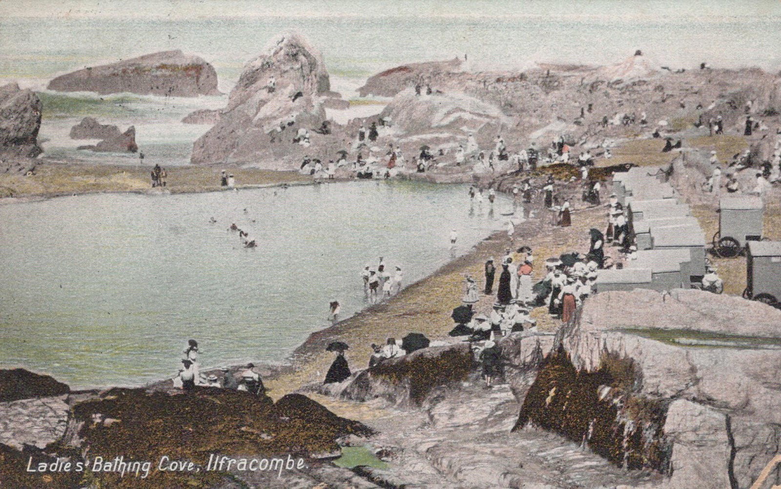 Devon Postcard - Ilfracombe, Ladies Bathing Cove  VT495