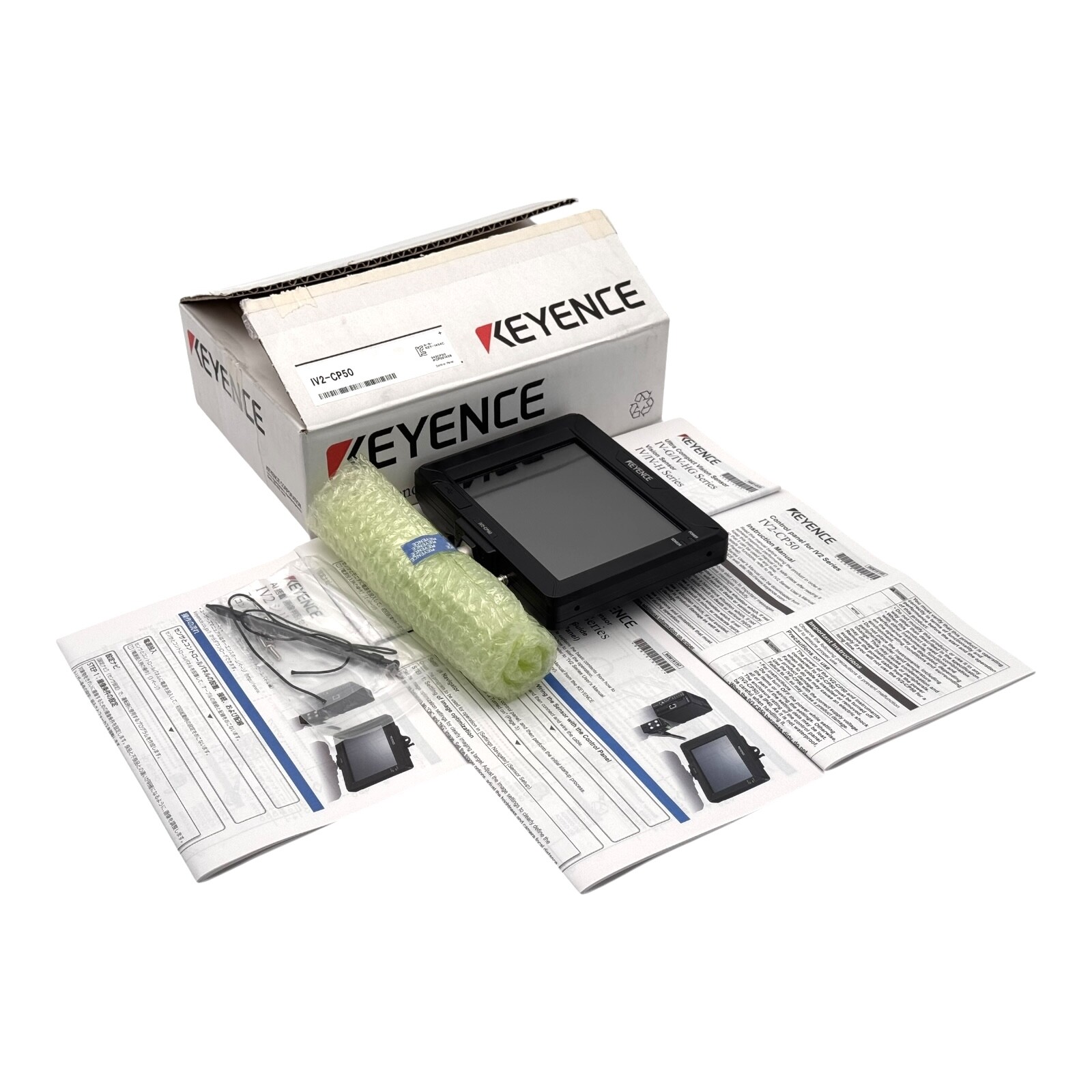 Keyence IV2-CP50 24V 5.7" TFT Color LCD Control Panel M12 -Unused/Original Box-