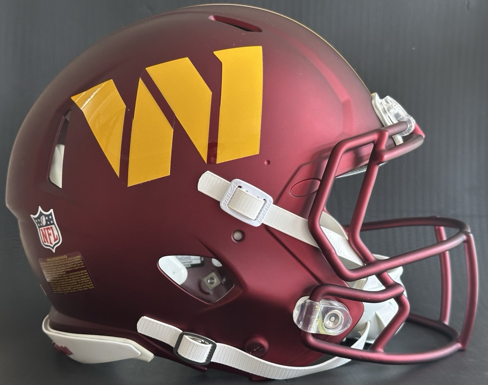 Team Issued #12 Washington Commanders Riddell Speed Icon NFL Football Helmet XL