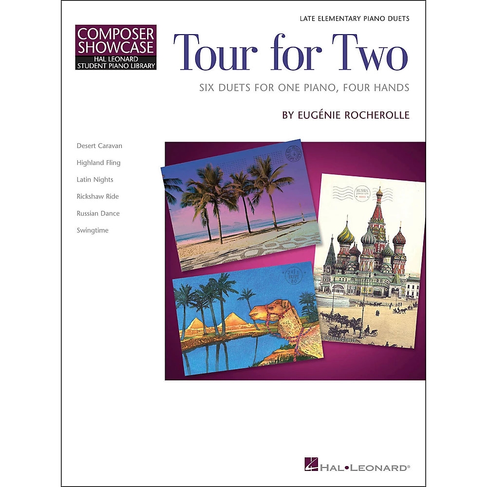Hal Leonard Tour for Two Six Duets One Piano Four Hands