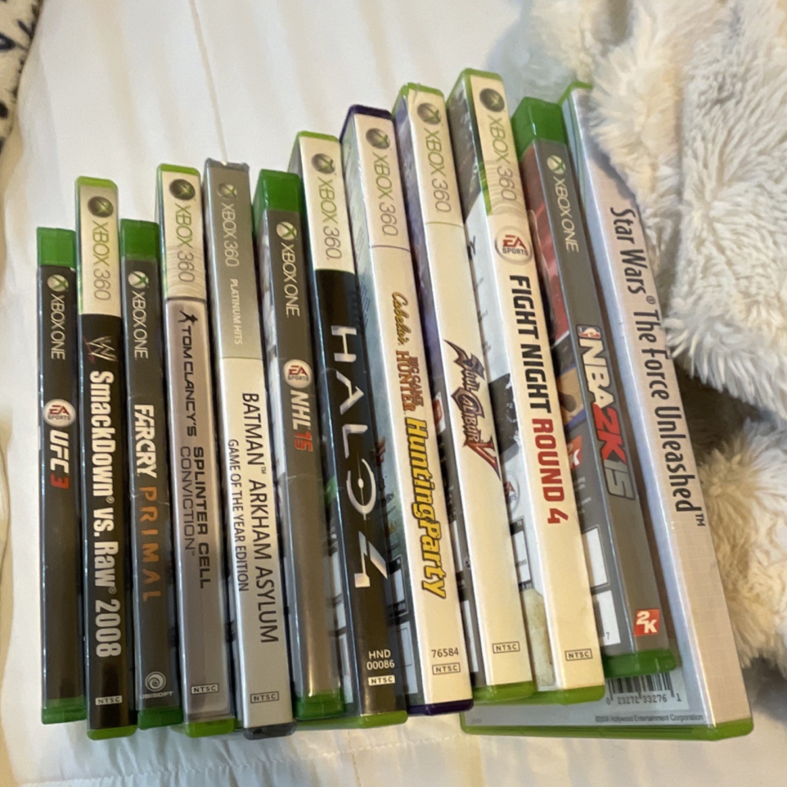 Xbox One & Xbox 360 Game Lot EA Sports Ubisoft 2K Star Wars Batman Sports Action