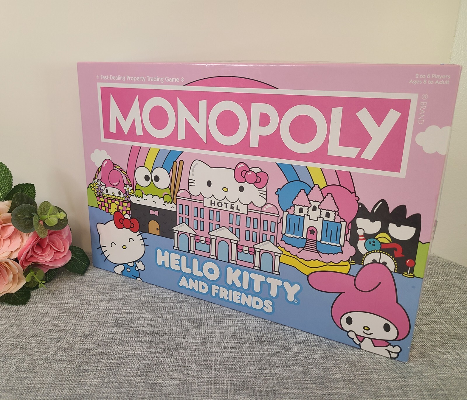 Hello Kitty and Friends Monopoly Game Hasbro Sanrio Kuromi 2022
