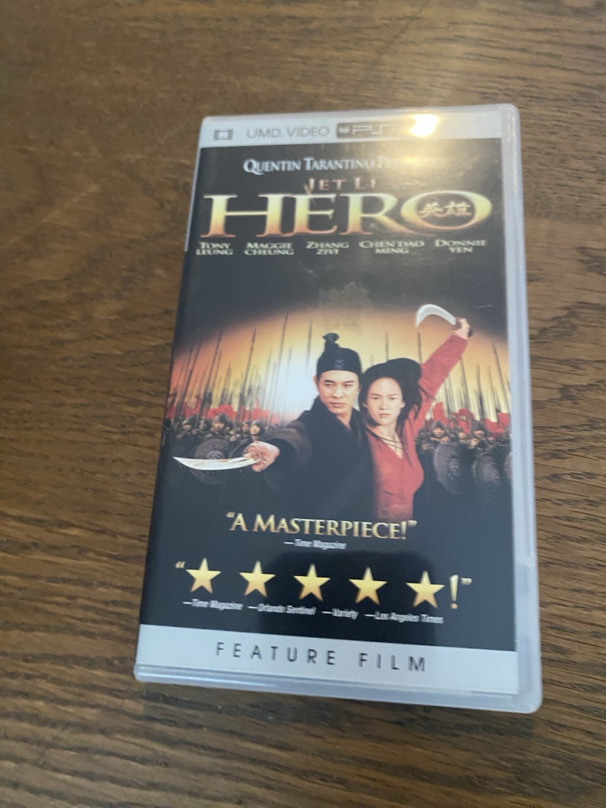 Hero, (UMD, 2005) (PSP) movie, Jet Li,  Like New