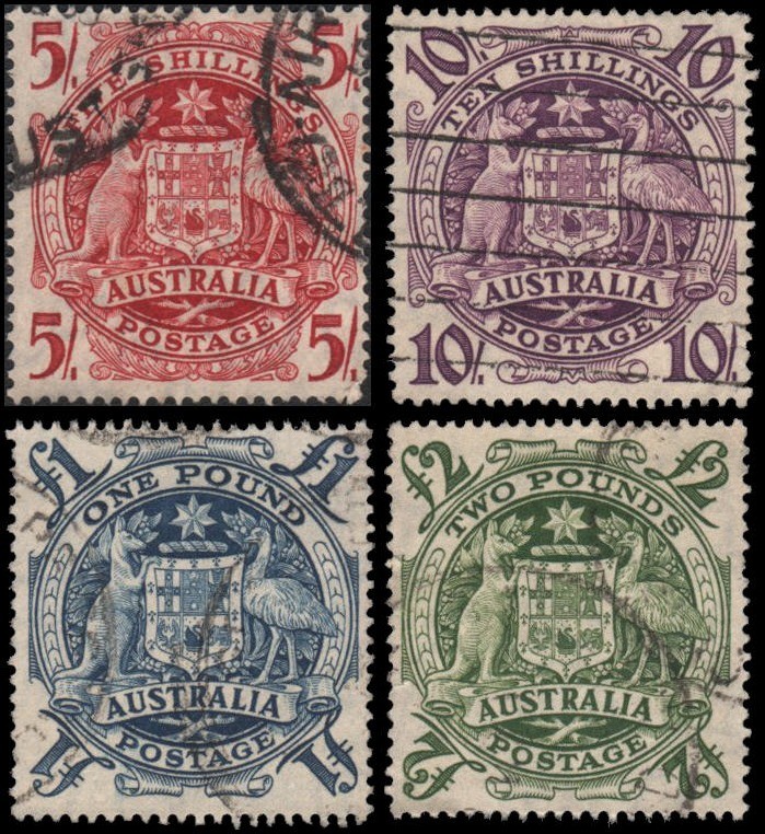 Australia #218-221 Used