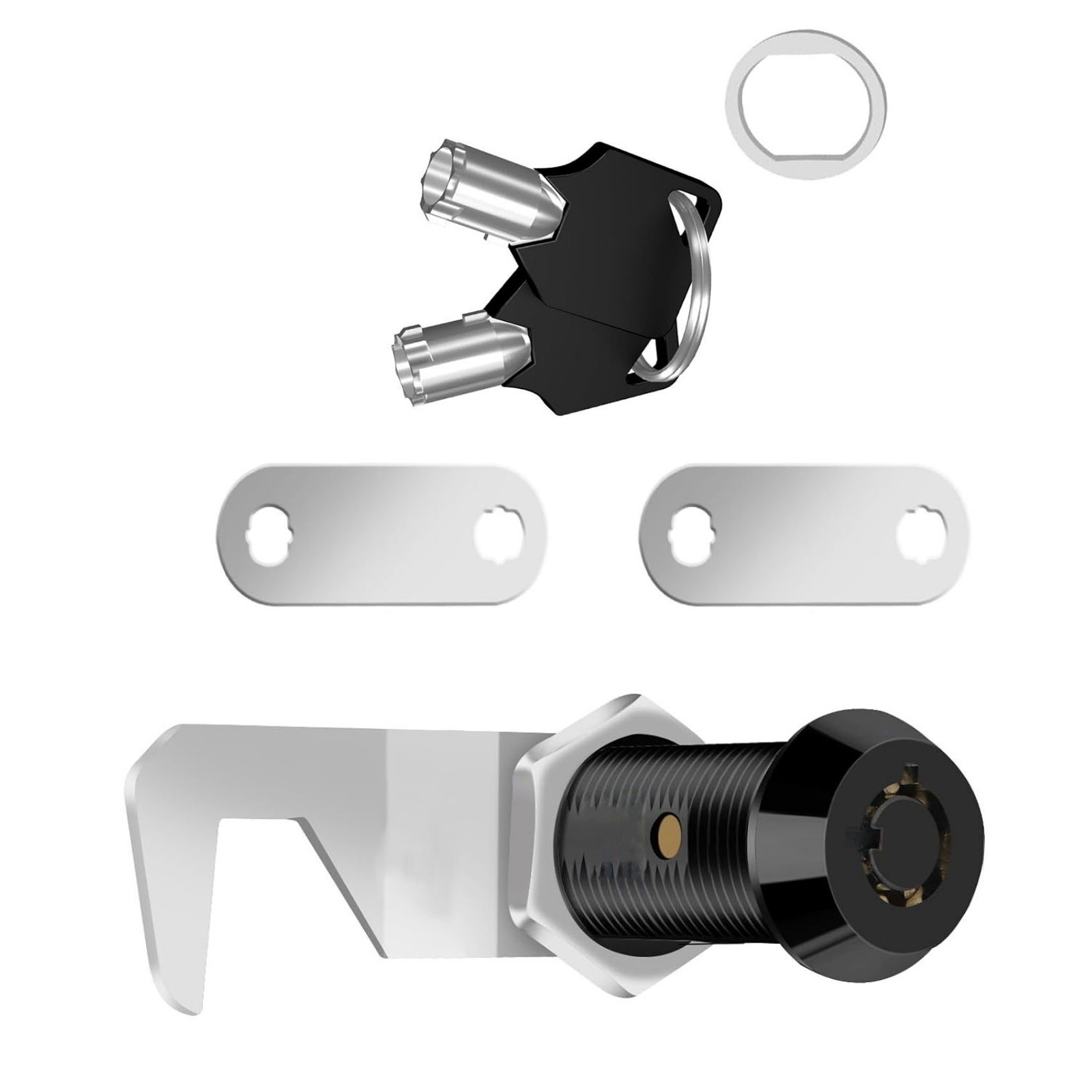 5/8" Cam Lock with Two Keys for Toolbox Cabinet RV Door Mailbox File Cabinet