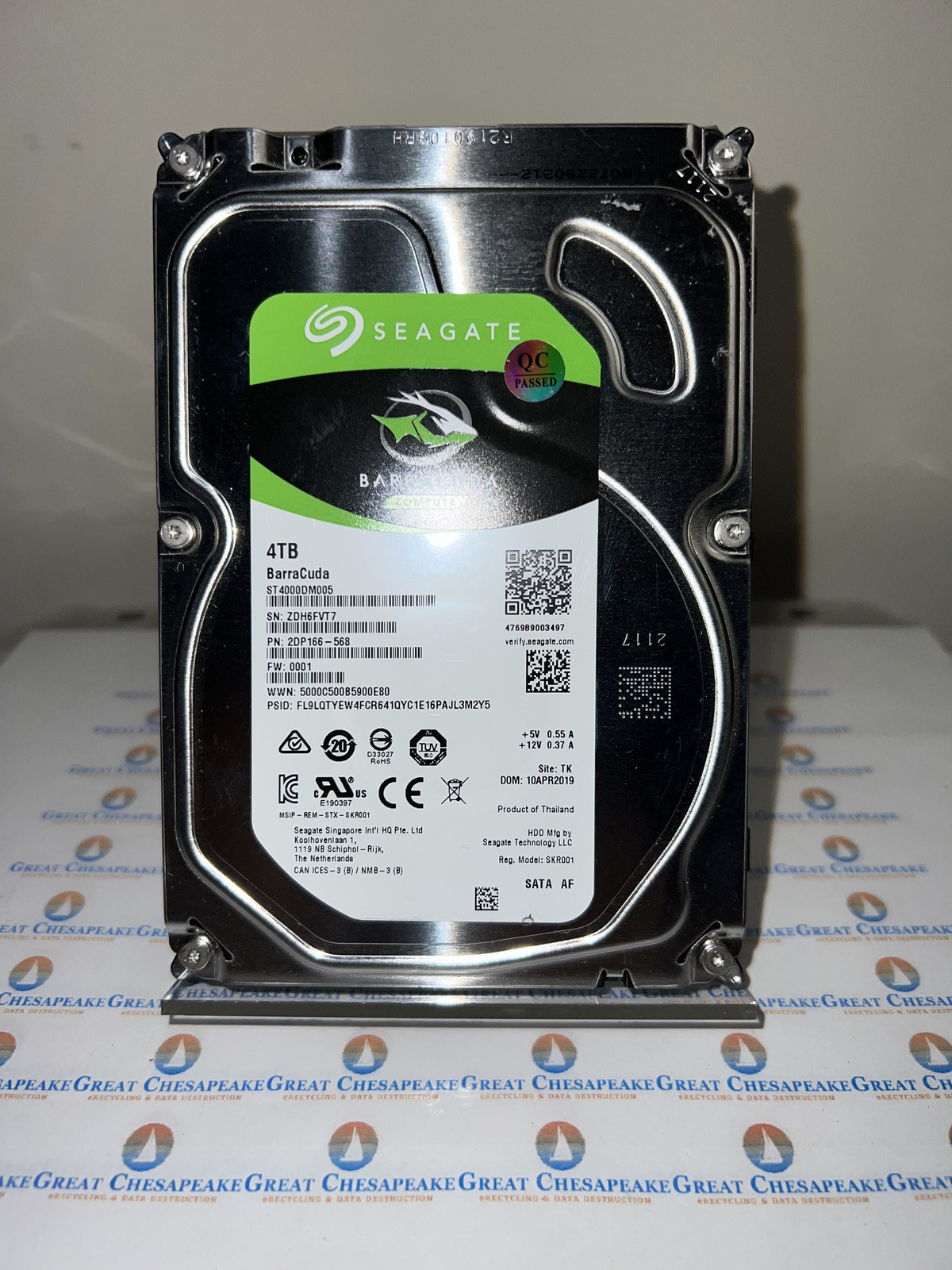 "AS IS" Seagate ST4000DM005 4TB Barracuda Compute 3.5" SATA III 87% Health