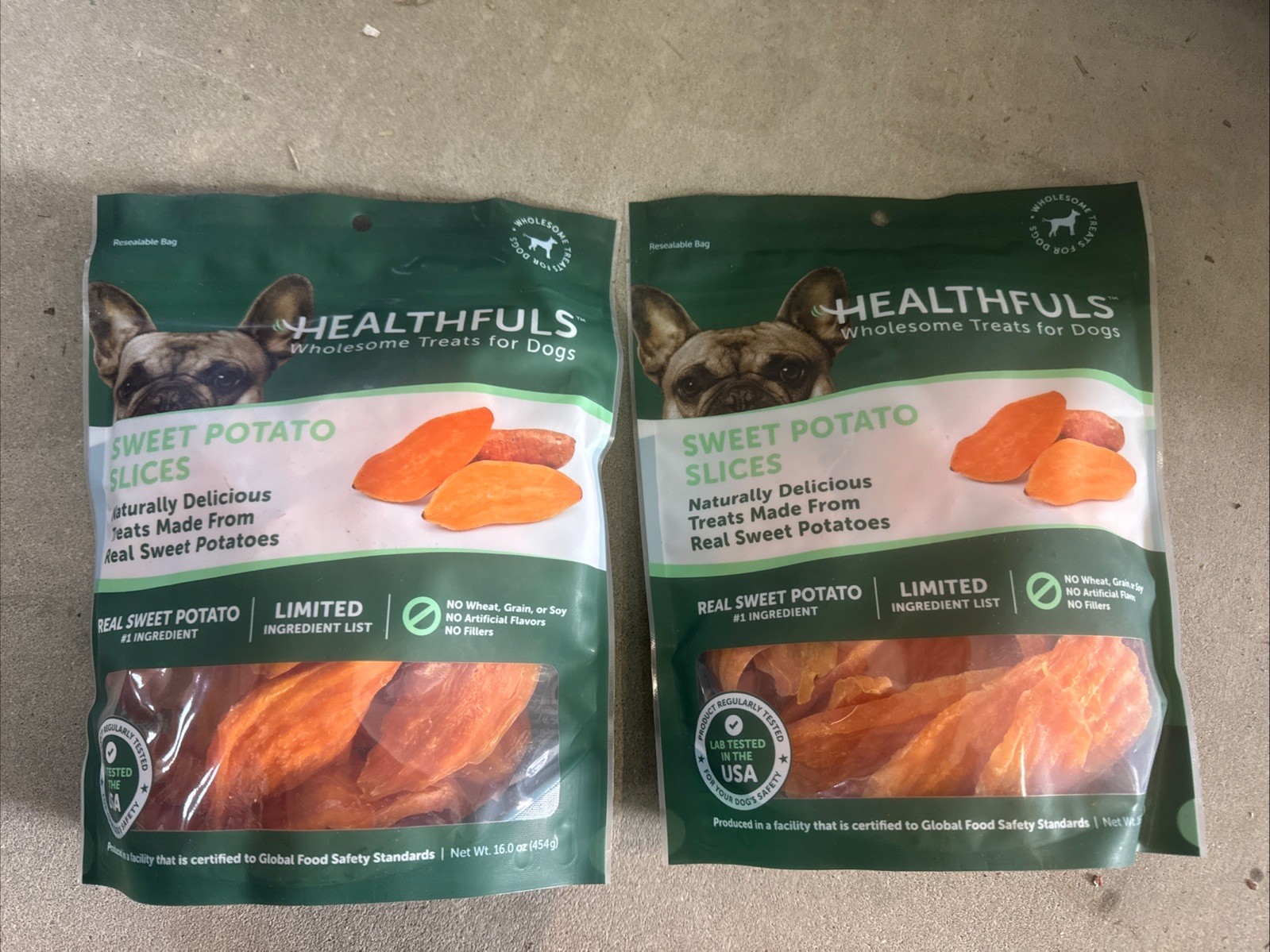 2X Healthfuls Sweet Potato Slices Healthy Dog Treats – Limited Ingredient