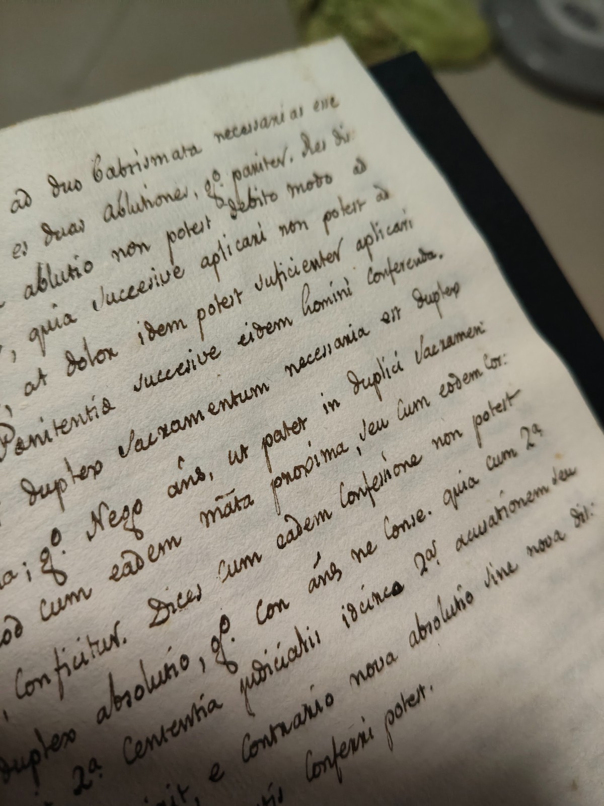 Original Manuscript 17th Century - Treatise on Confession and Morality -...