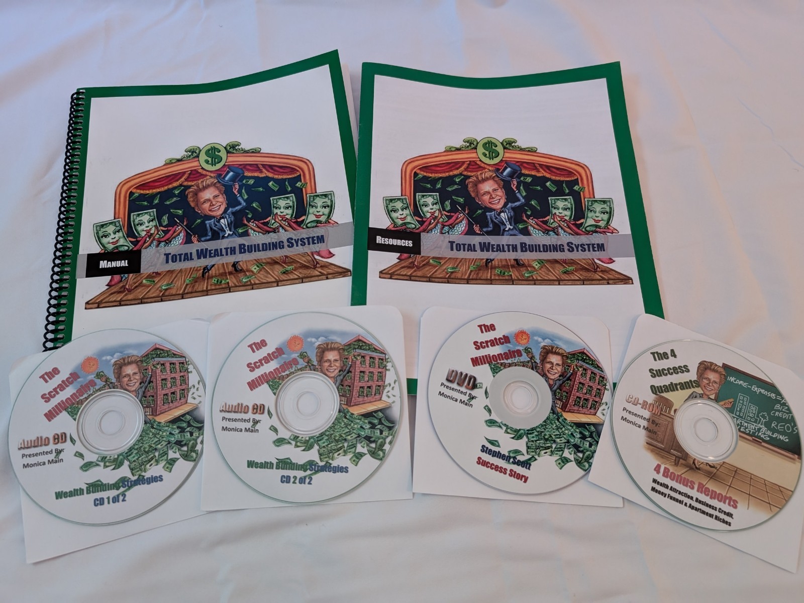 Monica Main Total Wealth Building Systems Credit Real Estate CD-ROM Audio DVDs